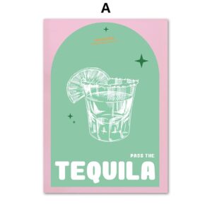 Tequila Tropicana Ibiza Drink Canvas Art - Image 5