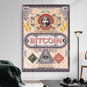 The Anonymous Crypto Revolution Canvas Art - Image 2