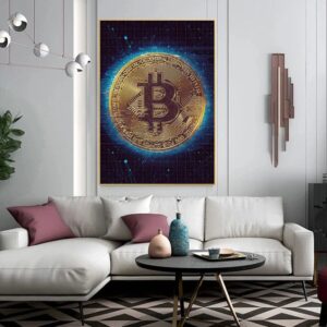 The Digital Gold Canvas Art - Image 4