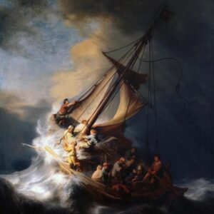 The Storm on The Sea of Galilee Canvas Art - Image 7