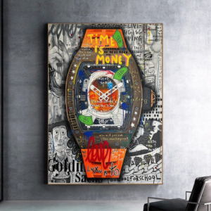 Time Is Money Watch Canvas Art - Image 2