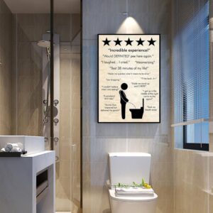 Toilet Sign Retro Canvas Art - Image 2