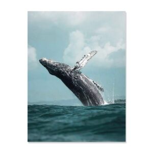 Turquoise Coastal Waves Gallery Wall Canvas Art - Image 12