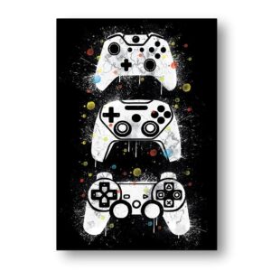 Video Game Controllers Collections Canvas Art - Image 5
