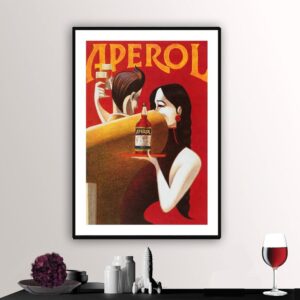 Vintage Aperol Canvas Art - Image 2