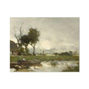Vintage Countryside Landscape Canvas Art - Image 19