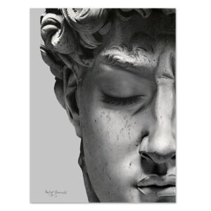 Vintage David Sculpture Canvas Art - Image 5