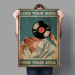 Vintage Vinyl Music Poster Canvas Art - Image 3