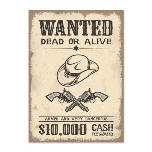 Vintage Wild West Poster Canvas Art - Image 8