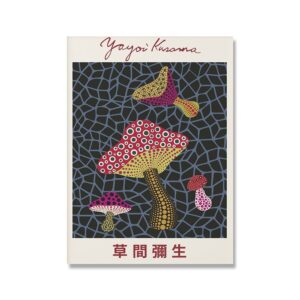 Vintage Yayoi Kusama Exhibition Gallery Wall Canvas Art - Image 7