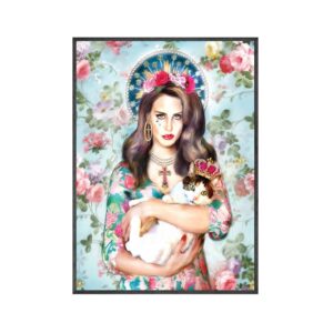 Virgin Mary and Jesus Portrait Canvas Art - Image 7