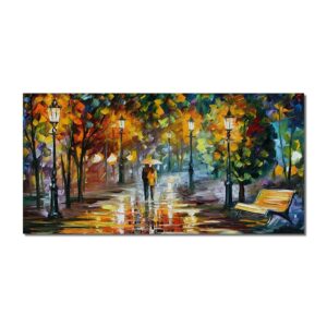 Walking Down The Street Canvas Art - Image 11