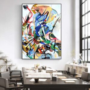 Wassily Kandinsky Abstract Painting Canvas Art - Image 2