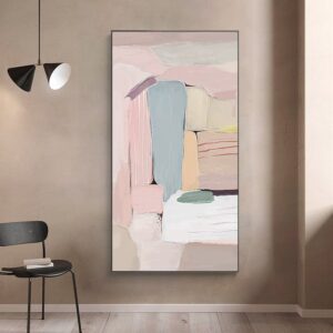 Watercolor Abstract Painting Canvas Art - Image 2
