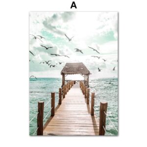 White Sand Island Gallery Wall Canvas Art - Image 6
