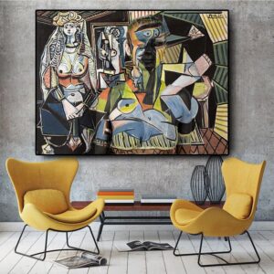 Women Of Algiers by Pablo Picasso Canvas Art - Image 3