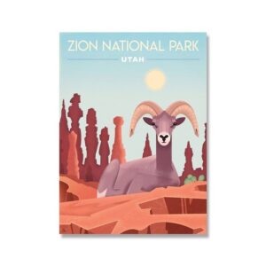 World Famous National Park Gallery Wall Canvas Art - Image 6