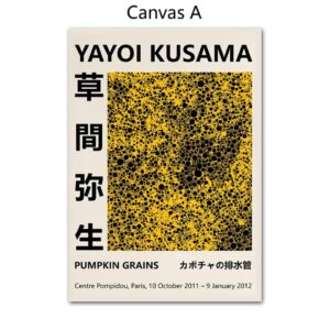 Yayoi Kusama Abstract Painting Canvas Art - Image 7
