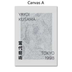 Yayoi Kusama Art Exhibition Poster Canvas Art - Image 7