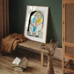 Picasso The Kiss Exhibition Poster Wall Art Print