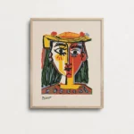 Picasso The Kiss Exhibition Poster Wall Art Print