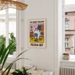 Positive Cat Poster Wall Art Print
