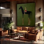 Horse Rider Wall Art Print