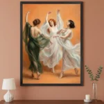 Dance of Three Muses by Warren B. Davis Fine Art Print