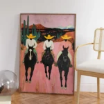 Southwestern Cowboys Wall Art Print