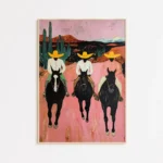 Southwestern Cowboys Wall Art Print