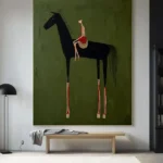 Horse Rider Wall Art Print