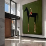 Horse Rider Wall Art Print