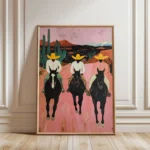 Southwestern Cowboys Wall Art Print